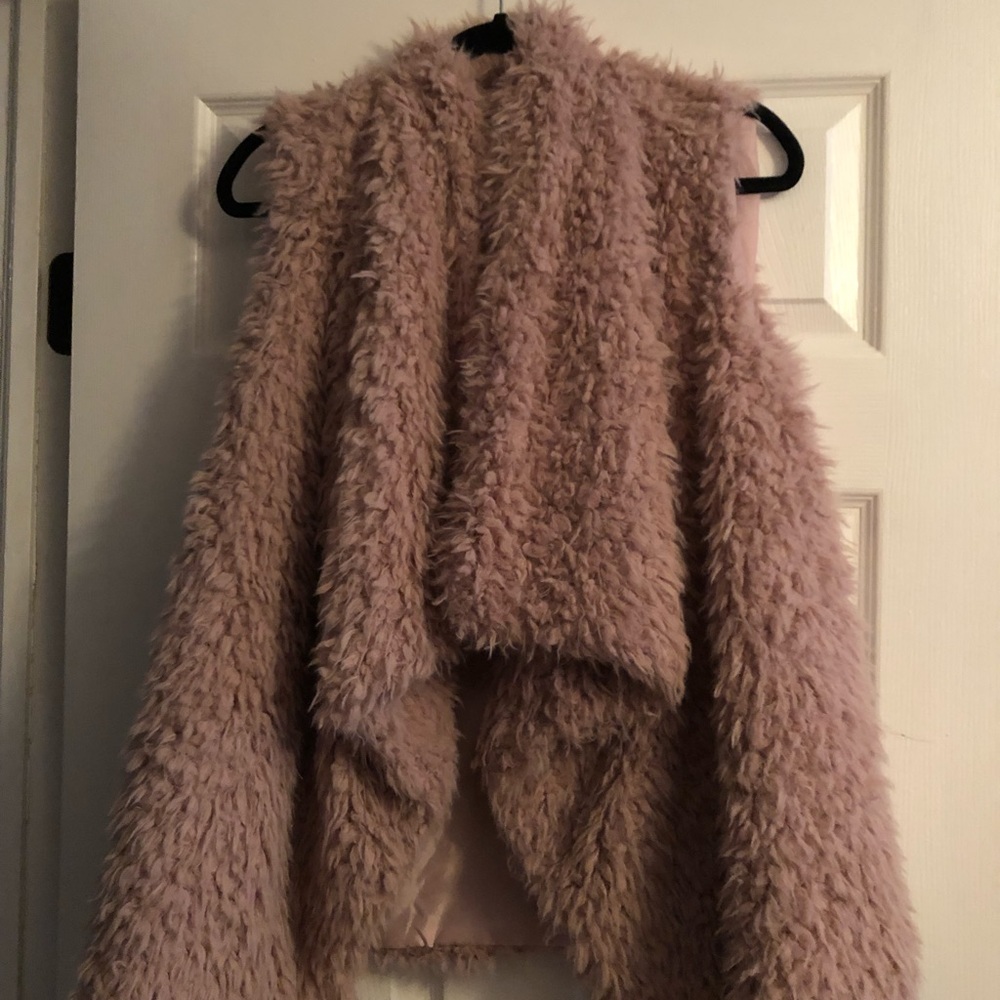 Faux Fuzzy Vest one size
